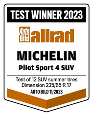 MICHELIN PILOT SPORT 4 SUV | AUTOBILD ALLRAD -TEST WINNER 2023