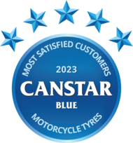 CANSTAR BLUE Motorcycle Tyre Award 2023