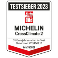MICHELIN CrossClimate 2 AutoBild Test Winner 2023