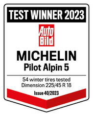 MICHELIN Pilot Alpin 5 - AutoBild Test Winner 2023