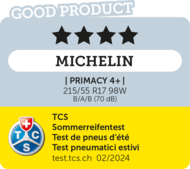 MICHELIN Primacy 4+ TCS Award 2024
