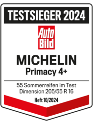 MICHELIN Primacy 4+ 2024 AutoBild Test Winner