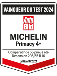MICHELIN Primacy 4+ 2024 AutoBild Vainqueur du Test