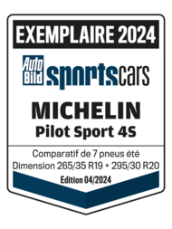 MICHELIN Pilot Sport 4 S AutoBild Sportscars Award 2024 Exemplaire