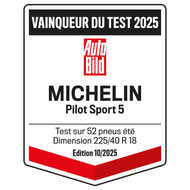 MICHELIN Pilot Sport 5 AutoBild Vainqueur du Test 2025