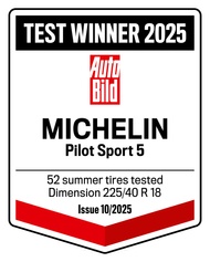 MICHELIN Pilot Sport 5 - Auto Bild - Test Winner - 2025