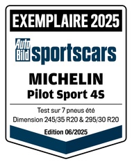 MICHELIN Pilot Sport 4S - AUTOBILD SPORTSCAR - Exemplary - 2025