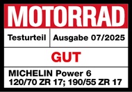 MOTORRAD Gut 07 2025 MICHELIN Power 6