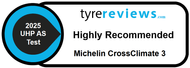 MICHELIN Crossclimate 3 - TYREREVIEWS - Highly recommended 2025