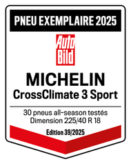 2025 AutoBild Pneu Exemplaire CrossClimate 3 Sport