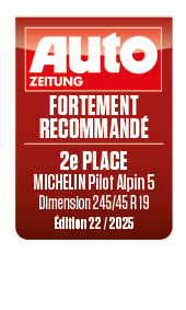 2025 Autozeitung Fortement recommandé MICHELIN Pilot Alpin 5