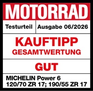 2026 MOTORRAD Kaufempfehlung Gut MICHELIN Power 6