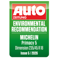 PRIMACY 5 - AUTO ZEITUNG - Environmental recommendation