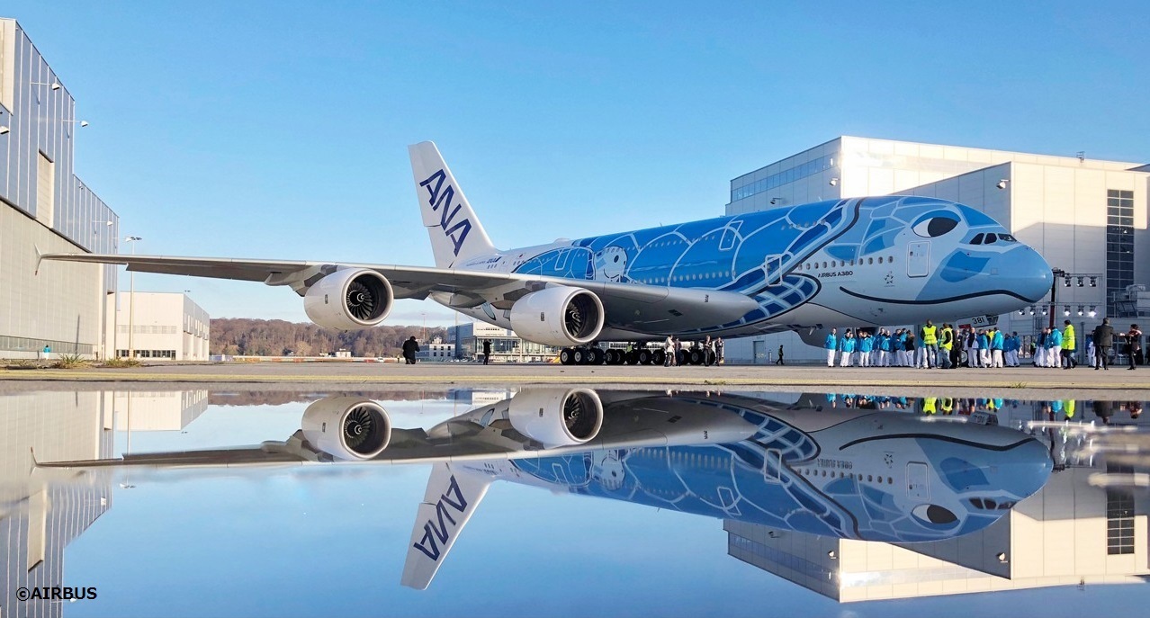 ANAのハワイ路線に新導入のエアバスA380型機に ミシュランラジアル