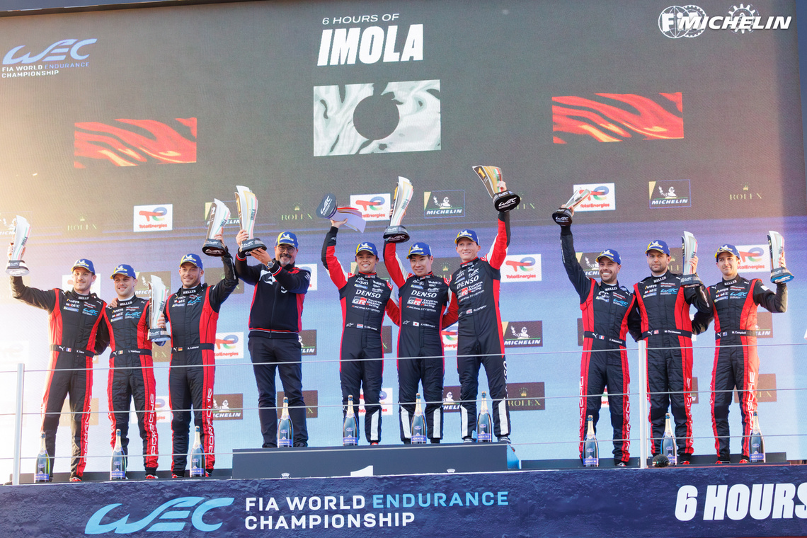 6 Hours of Imola: victory for Toyota, ahead of Porsche