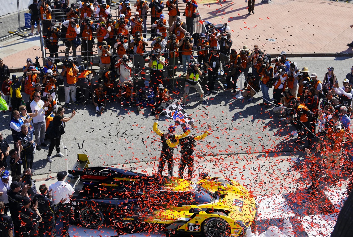 Cadillac Ganassi Racing wins Long Beach on single set of Michelin tires